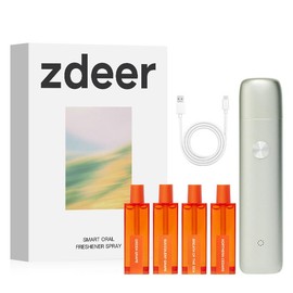 ZDEER Smart Electric Oral Spray - Mouth Spray Fresh Breath, Cool Mint Breath Spray, Mouth Freshener Spray, Rechargeable, Alcohol Free, With 4 Pods (Classic+4 Bombs)   bad odor  Care  【BD】#springtok:_Classic