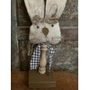Primitives Supplies for Grubby Primitive Rustic Easter Bunny Rabbit Spindle