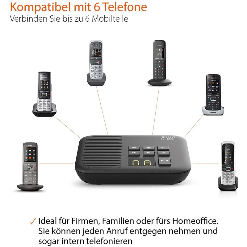 Gigaset Box 200A DECT base station Black