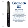 Giorgio G82 Graphite Fine Tooth Folding Pocket Comb for Men,