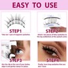 Magnetic Eyelashes without Eyeliner,Reusable Magnetic Lashes,No Glue 3d False Eyelashes