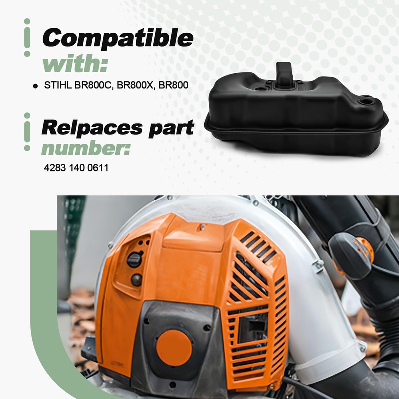 Muffler Assembly Compatible with STIHL BR 800 C-E BR800C BR800X