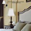 3Pcs Fabric Lamp Shade E14 Clip On Wall Lamp Candle