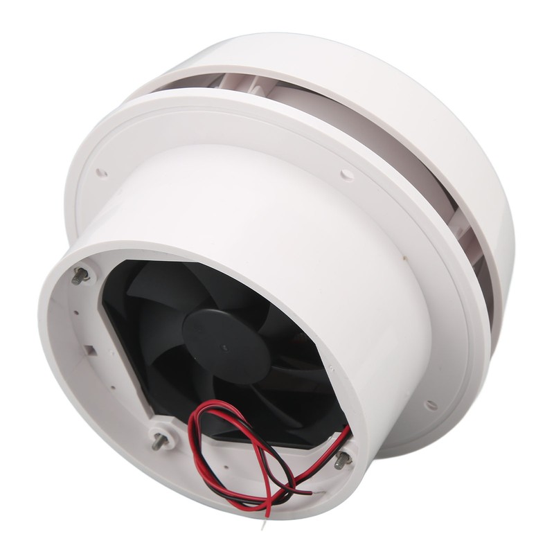 RV Mini Vent Fan White Round Noiseless Compression Resistant Vent