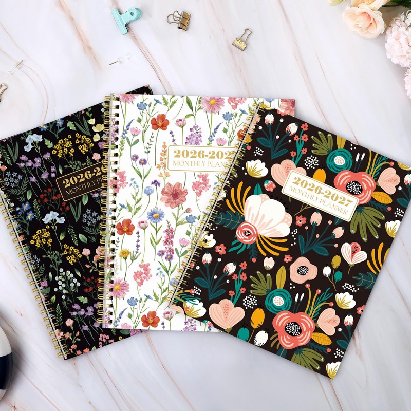 SKYDUE Monthly Planner 2026-2027, 24 Months Calendar Planner 2026-2027, 7.5"
