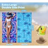 Microfibre Sand Free Beach Towel Fast Dry Super Absorbent Oversized