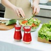 Accmor Salt and Pepper Shakers Set, 4 oz Stainless Steel