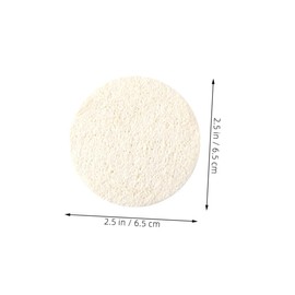 BIUDECO 15pcs Loofah Exfoliating Face Pads Facial Scrubbers Body Scrubber Face Mask