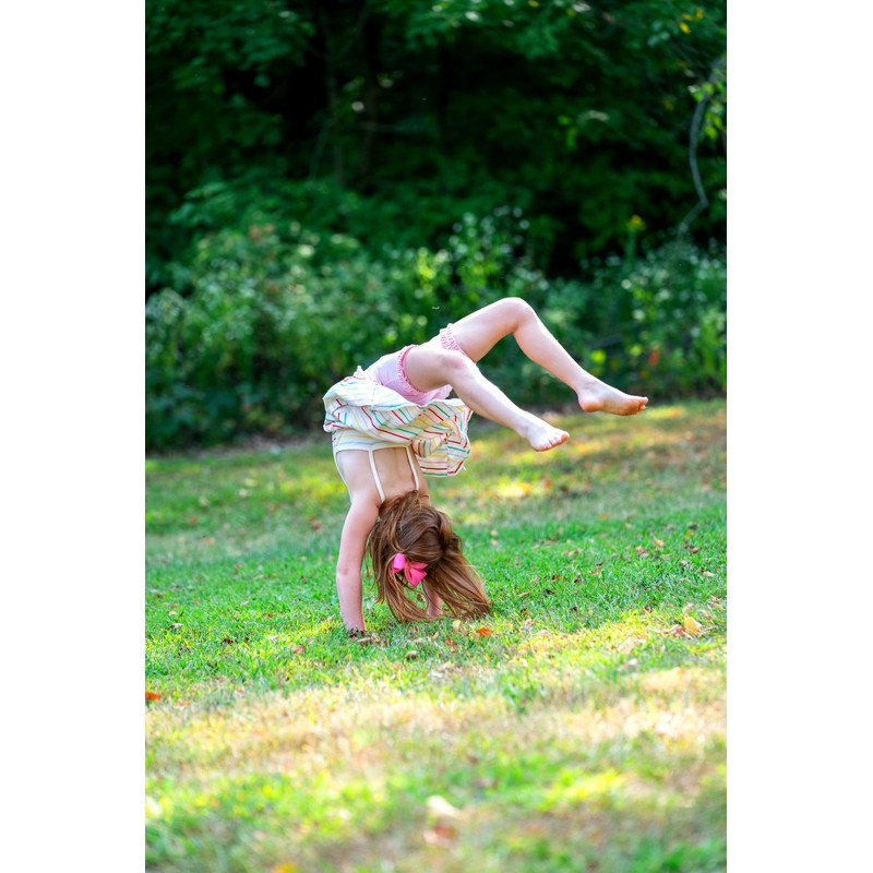 Wundershorts by Wee Ones Ruffle Modesty Cartwheel Shorts, 10-12Y, Light