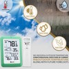 Indoor Outdoor Thermometer Hygrometer Wireless Weather Station, Temperature Humidity Monitor
