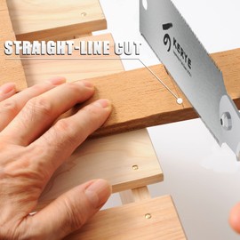 Replacement Blade of KY01, KERYE Japanese Hand Saw Blade 9.5 Inch Ryoba Double Edge Pull Saw Blade for Woodworking- KY11