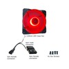 APEVIA CO12L-RD Cosmos 120mm Red LED Ultra Silent Case Fan