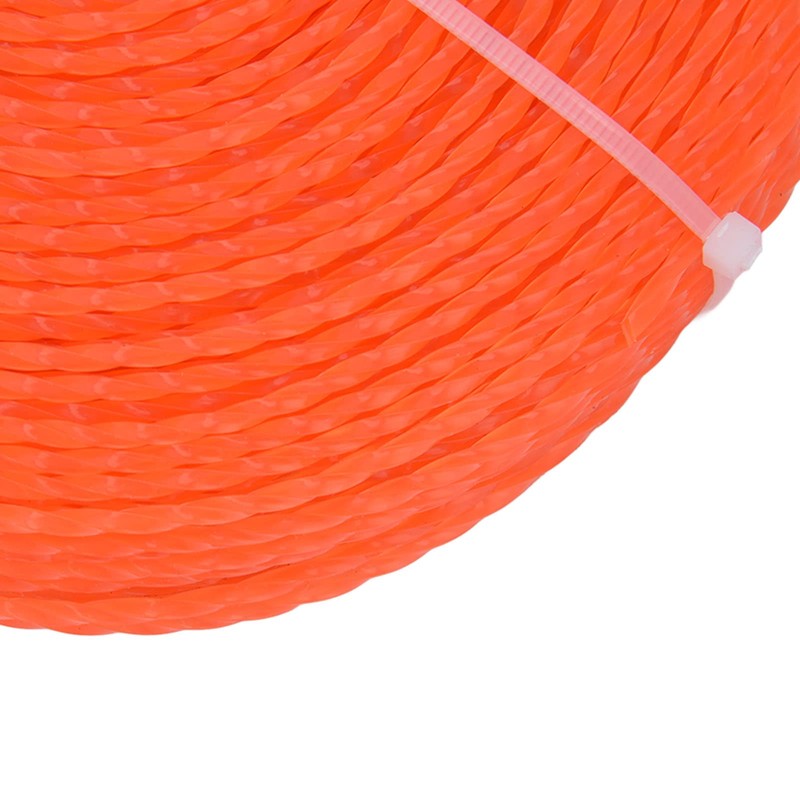 Nylon Trimmer Cord 2.7mm 100m Twist Shape String Trimmer Line