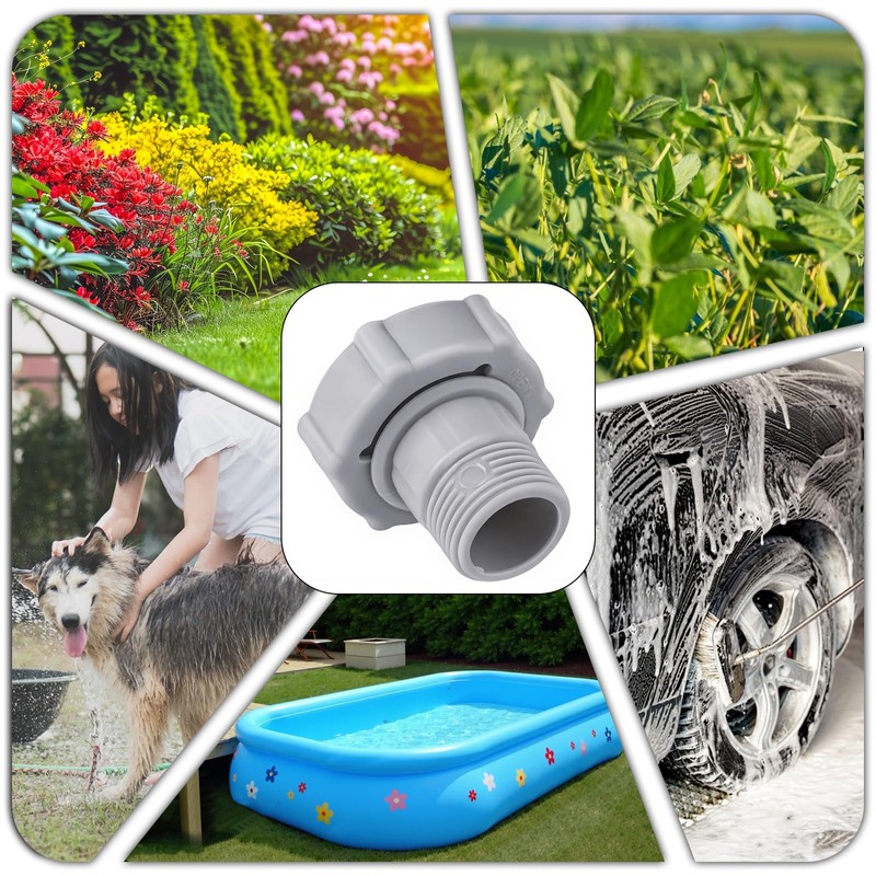 EMYVSVO Pool Drain Adapter - 1.5-Inch ID Connector for Bottom