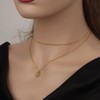 MOTIBACK 14K Gold Plated Layering Necklaces for Women – Stylish