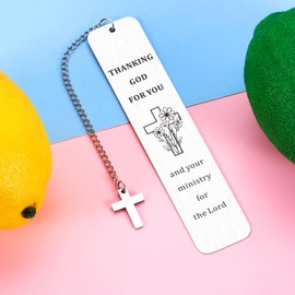 Stocking Stuffers Pastor Gifts for Christmas Appreciation Gifts Christian Gifts for Catholic Gifts for Men Thank You Gifts for Ministers Religious Bookmark Clergy Appreciation Day Anniversary Wedding