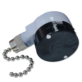 Jifeijidian Ceiling Fan Switch 3 Speed 8 Wire ZE-208D Zing Ear Pull Chain Cord Control Replacement Repair Kit For Hanging Fans Lights Appliances Cabinet Light Wall Lamps Plastic Shell Nickel
