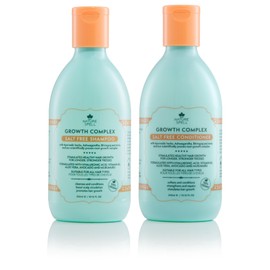 Nature Spell Hair Growth Shampoo and Conditioner Set 10.14 Fl Oz x 2 – Growth Complex Sulphate Free Shampoo and Conditioner Set – Improves Strength, Shine & Volume