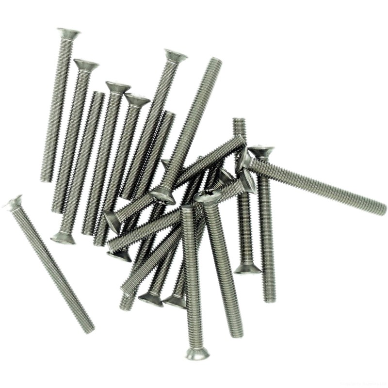 M2.5 (2.5mm x 5mm) Pozi Raised Countersunk Machine Screw (Bolt)