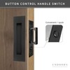 senharvest Recessed Finger Flush Pulls with Edge Pull -Sliding Closet