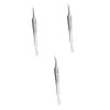 FOMIYES 3sets Tool Set Pore Vacuum Extractor Tweezers Stainless Steel