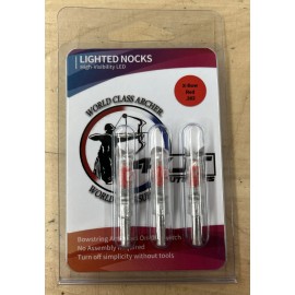 4KJT Outdoors X-bow Lighted Nocks Red Color .302 Diameter