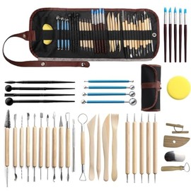 Herramienta Escultura Cerámica Arcilla Plastilina Tallado Modelado Moldear Multifuncional 40pzs