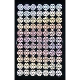 77 Oralite Reflective 3/4" V98 Dots Stickers Reflective Safety Tape Orafol V98 (750+ Candelas) Prismatic Circles