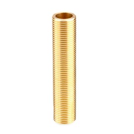 ExcInter 1/2" BSP 100mm Long Brass Running Nipple Threaded Plumbing Fitting Connector for Tank Connectors