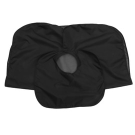 BIUDECO Hair Dyeing Shawl Apron Non-Stick Salon Cape for Hairdressing and Dyeing Durable Neck Protector for Barber Shop and Home Salon Use Black