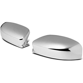 GHXsport Shiny Chrome Top Half Mirror Covers for 2011-2020 Chrysler 200 300 300C Dodge Charger (XHG-1237)