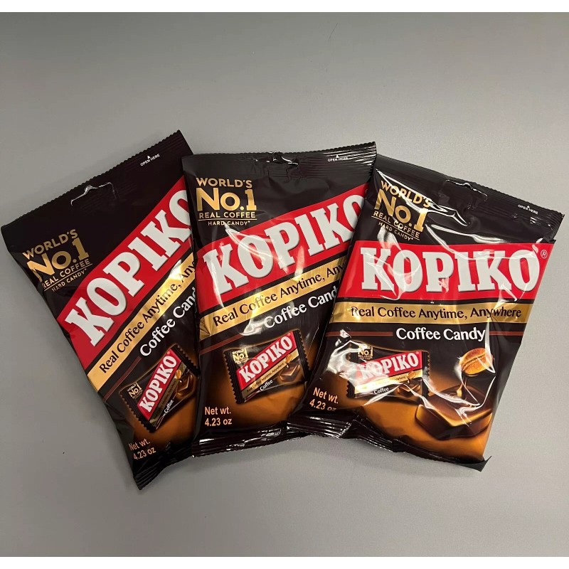 Kopiko Coffee Candy 4.23 oz x 3 Packs Hard Coffee