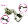 Hnfshop Dia 1.6"/40mm European Style Hydraulic Soft-Close Insert Style Hinge