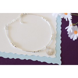 Anklet Phoenix Sterling Silver Beach Gift Rising Above (Large 9 1/2" to 11")