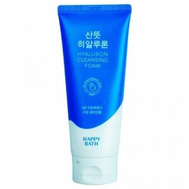 Happy Bath 해피바스 산뜻 히알루론 클렌징폼 200g Happy Bath Refreshing Hyalurone Cleansing Foam 200g