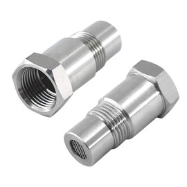 RUIZHI Lambda Sensor Adapter M18 x 1.5, Pack of 2 Lambda Eliminator 45 mm O2 Oxygen Sensor Extender, Exhaust System Lambda Sensor Eliminator for Car, Truck