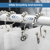 Utopia Bedding Double Glide Roller Set of 12 Shower Curtain