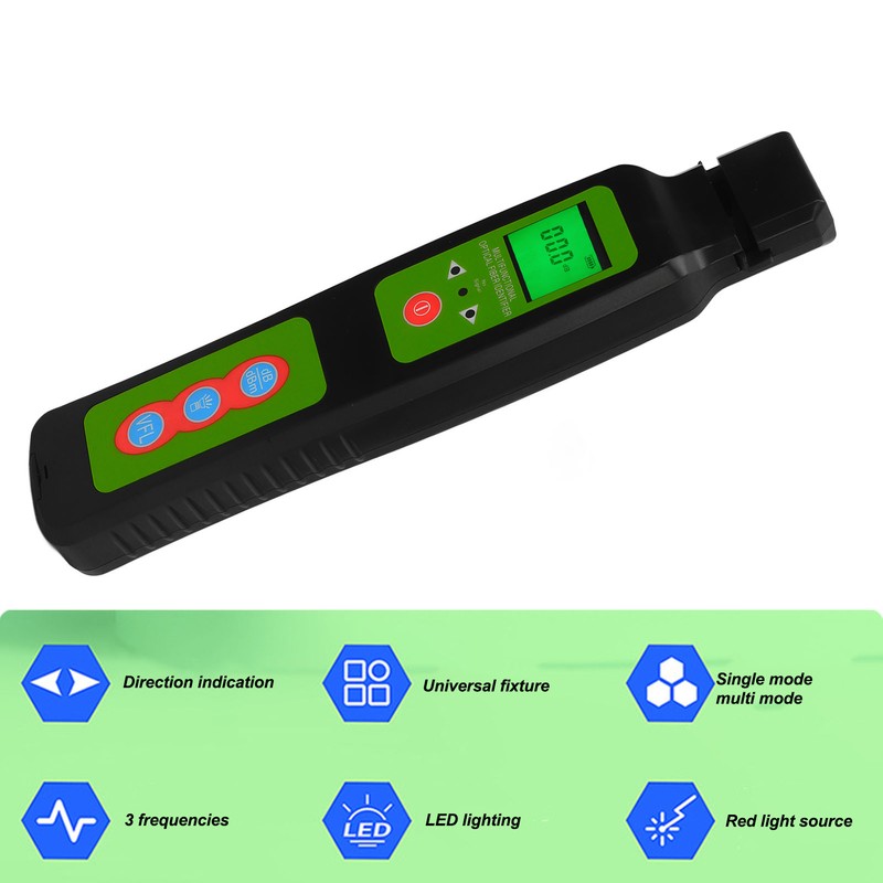 Optical Fiber Identifier Live Multifunctional 800‑1700nm Power Meter FTTH Tool