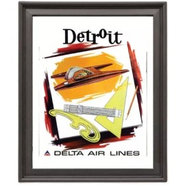 Detroit - delta - Picture Frame 8x10 inches - Poster - Print - Poster - Print