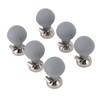 6pcs EKG Electrodes Chest Suction Ball Soft Accurate Measurement 3.0/4.0mm