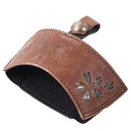 Degner G-4K Hanayama Shift Guard, Miyakozakura, Kazan SHIFT GUARD Boot Circumference Less Than 11.8 inches (30 cm), Brown/Miyakozakura