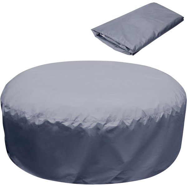 215×70CM Round Hot Tub Cover - 6 Persons Hot Tub