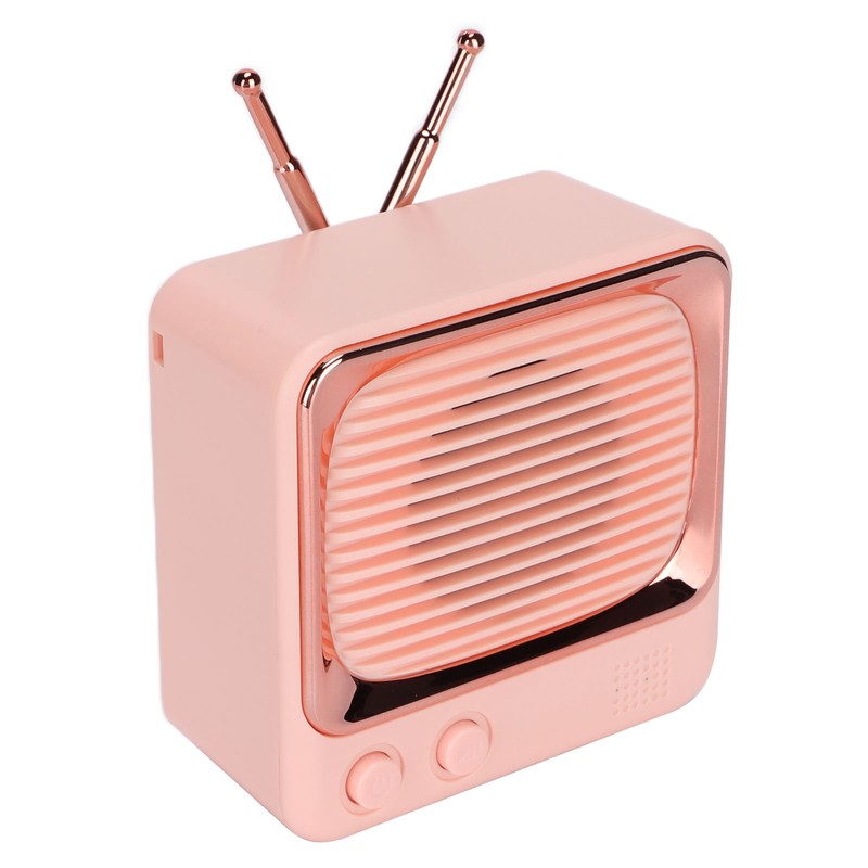 TV Shaped BT Speaker Wireless Lightweight Portable Mini Classic Style
