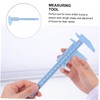 WOONEKY 2pcs Eyebrow Ruler Shaping Tool Precision Makeup Measurement for