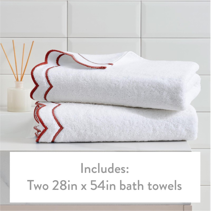 Peri Home 2 Piece Bath Towel Set, 500 GSM, 100%