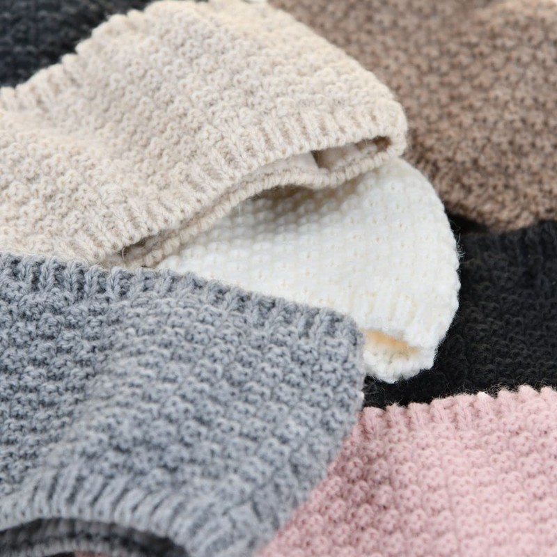 Neverless® Women's Winter Autumn Fleece Lining Knitted Ear Warmers Knitted