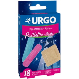 Urgo - Glitzer, um Ihre Wunden zu vergessen! - 18 Kompressen