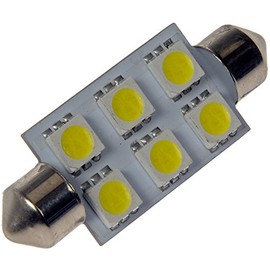 Dorman 212W-SMD 212 White 5050SMD 6LED Bulb Compatible with Select Models