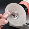 POWERTOOL Diamond Wheel, 120mm 8-inch Diamond Coated Flat Lap Disk