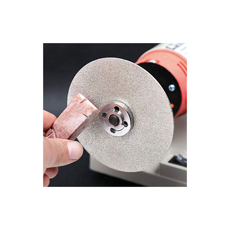 POWERTOOL Diamond Wheel, 120mm 8-inch Diamond Coated Flat Lap Disk